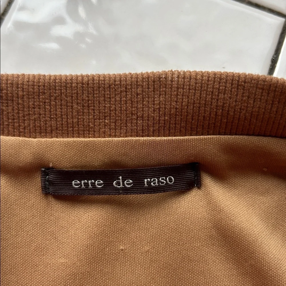 Embroidered Suede Look Jacket Tan Floral Western Boho Moto Style Large - Picture 5 of 6